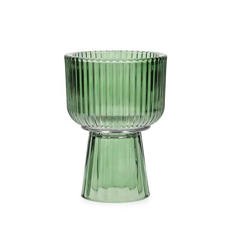 Lampion TAZA zielony 10x13 cm