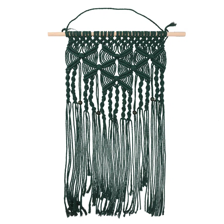 Makrama TULIA zielona 50x69 cm