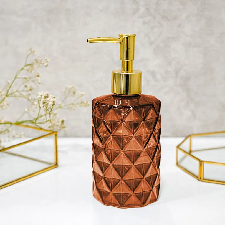 Dozownik COPO szklany brązowy 330 ml