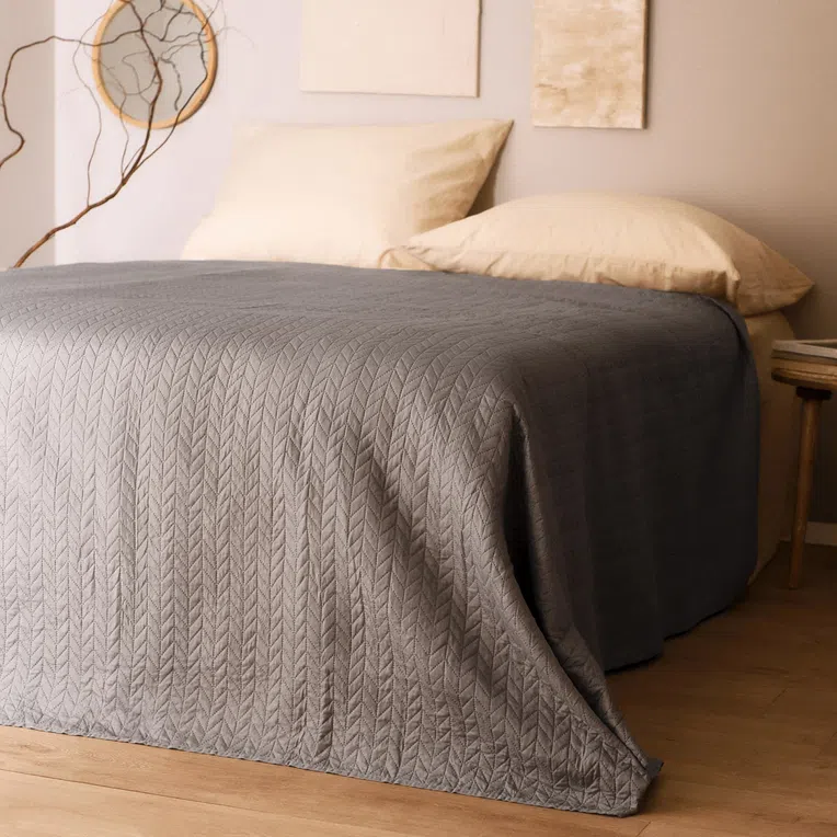 Narzuta CUBI szara 220x240 cm