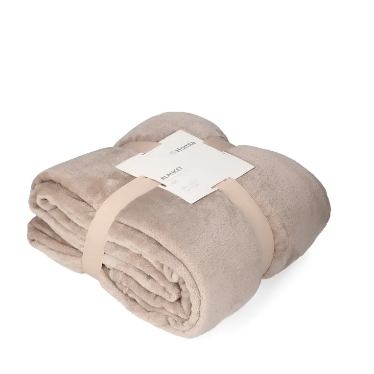 Koc MUKAVA beżowy 200x220 cm