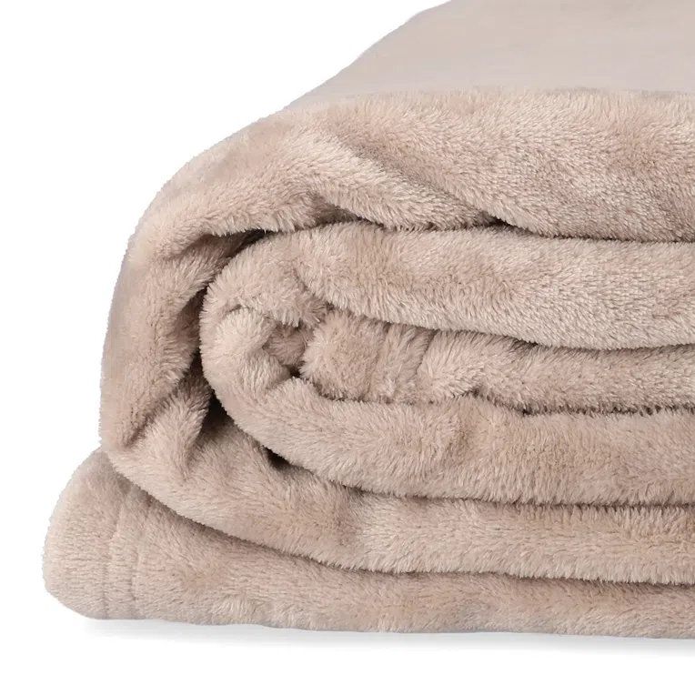 Koc MUKAVA beżowy 200x220 cm