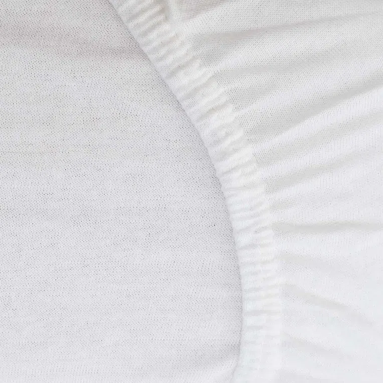 Prześcieradło CLAIRE jersey białe 140x200 cm