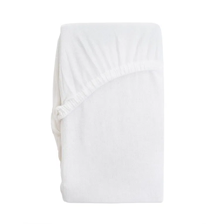 Prześcieradło CLAIRE jersey białe 160x200 cm