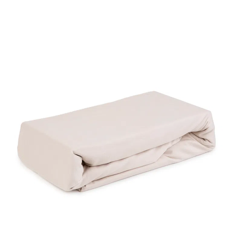 Prześcieradło CLAIRE jersey beżowe 160x200 cm