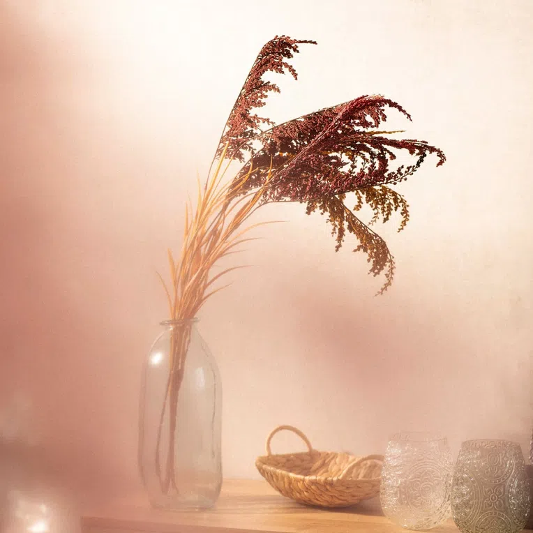 Roślina TRIGO sztuczna bordowa 132 cm