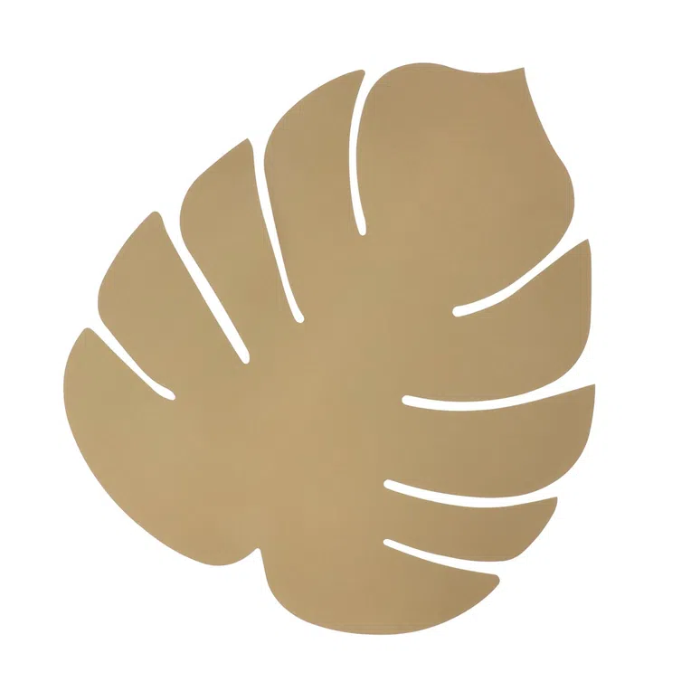 Podkładka do jadalni BLAD w kształcie liścia złota 42 cm