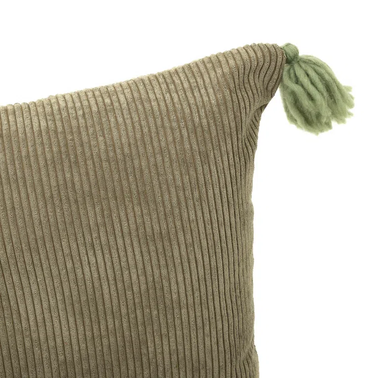 Poszewka ARENA sztruksowa zielona 45x45 cm