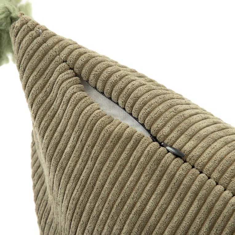 Poszewka ARENA sztruksowa zielona 45x45 cm