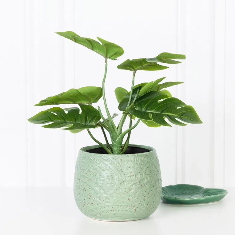 Osłonka TODI szałwiowa 15x13 cm