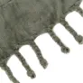 Koc BRAID gładki z frędzlami pistacjowy 130x190 cm