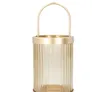 Lampion TELDO z beżowym szkłem 12x26,2 cm