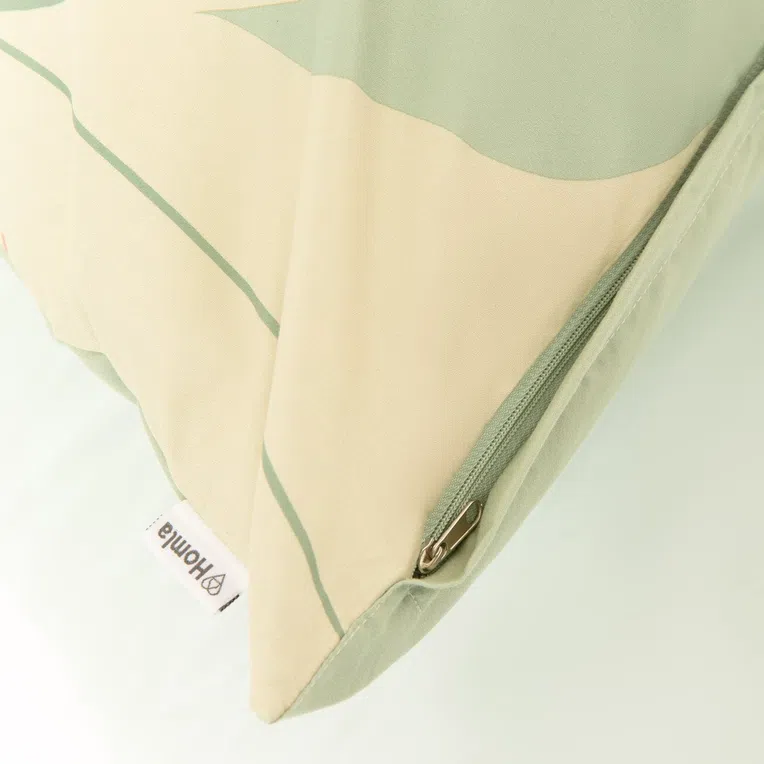 Pościel NIRMA z mikrofibry w liście 160x200 cm