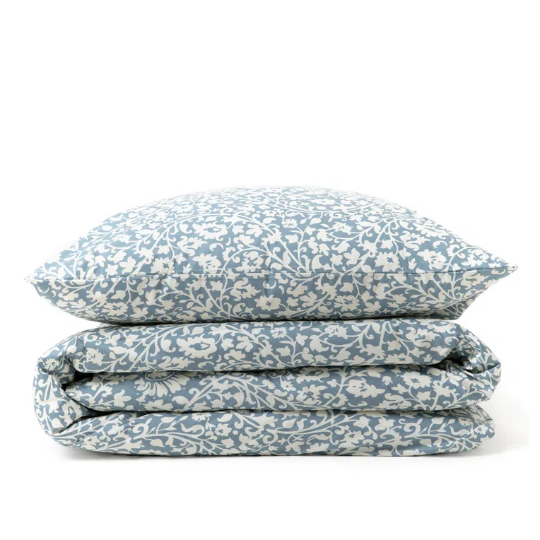 Pościel CORDO perkalowa niebieska 200x220 cm