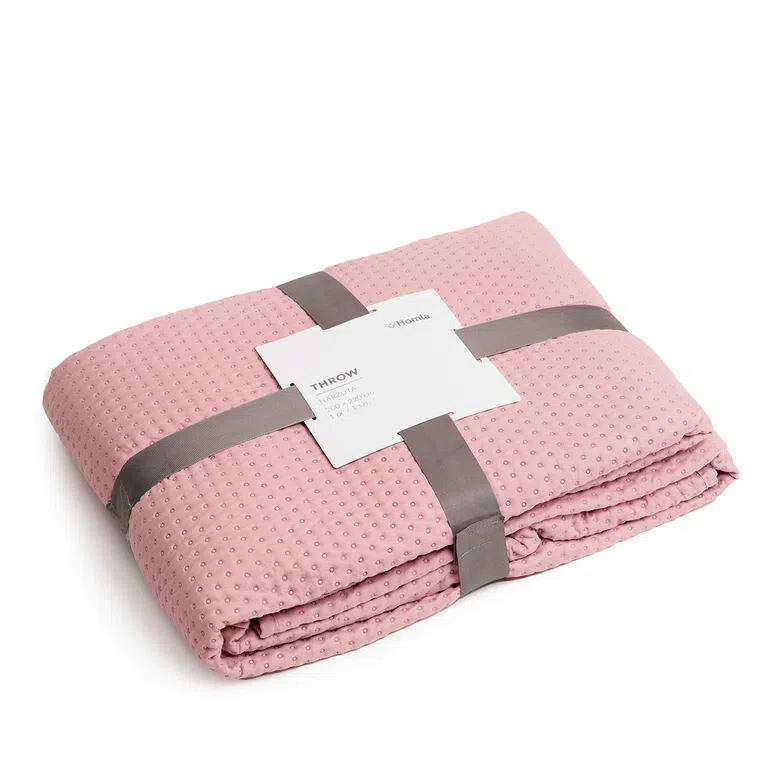 Narzuta KOTRA różowy 200x220 cm