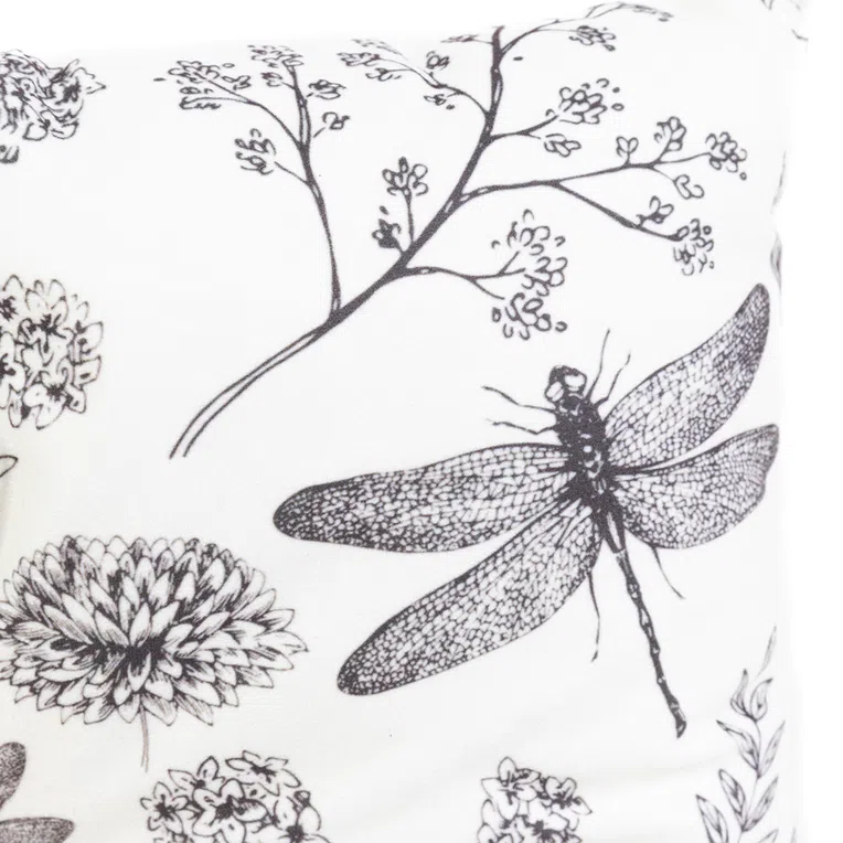 Poduszka na krzesło z wiązaniem VELHO biała 38x38 cm