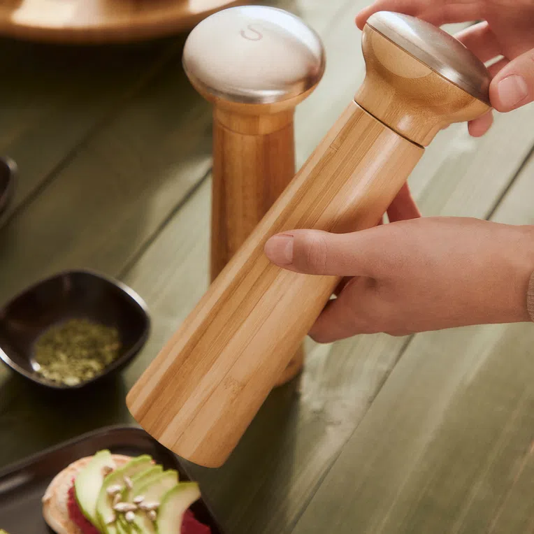 Zestaw młynków ANTHE do soli i pieprzu, 2szt. 7x23cm