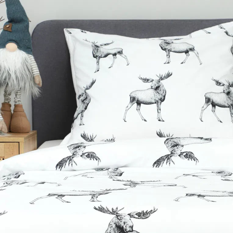 Pościel MOOSE z mikrofibry w łosie 160x200 cm