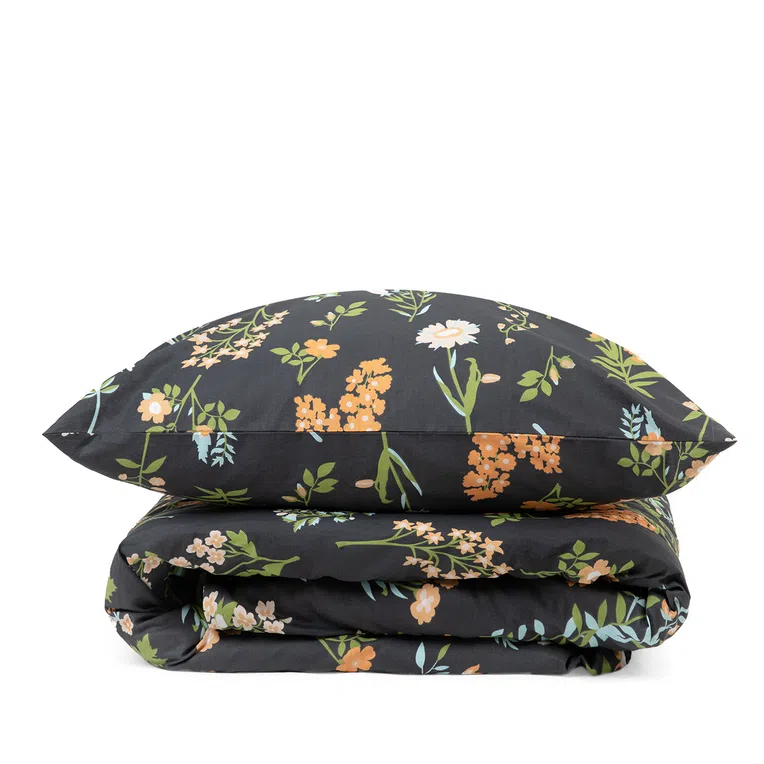 Pościel TONI bawełniana granatowa 140x200 cm