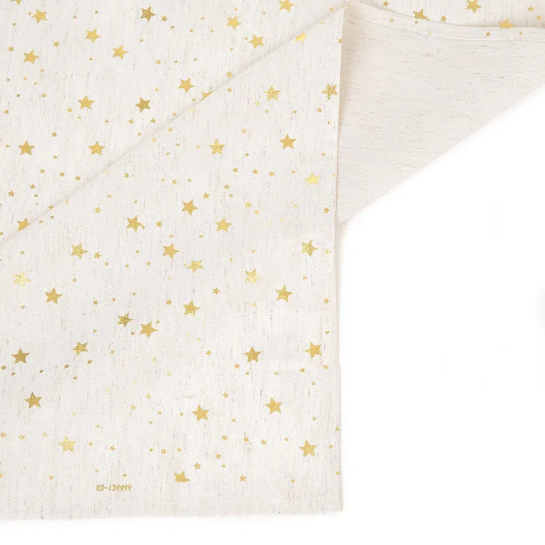 Obrus STARSE w gwiazdki biały 150x220 cm