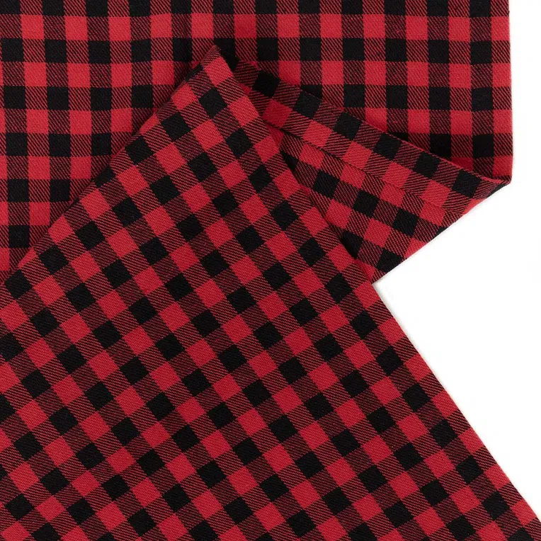 Bieżnik REJ w kratę czerwony 40x160 cm