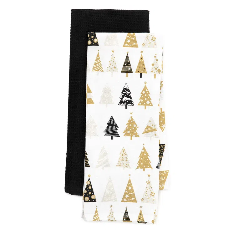 Zestaw ścierek kuchennych NATA w choinki 2*45x70 cm