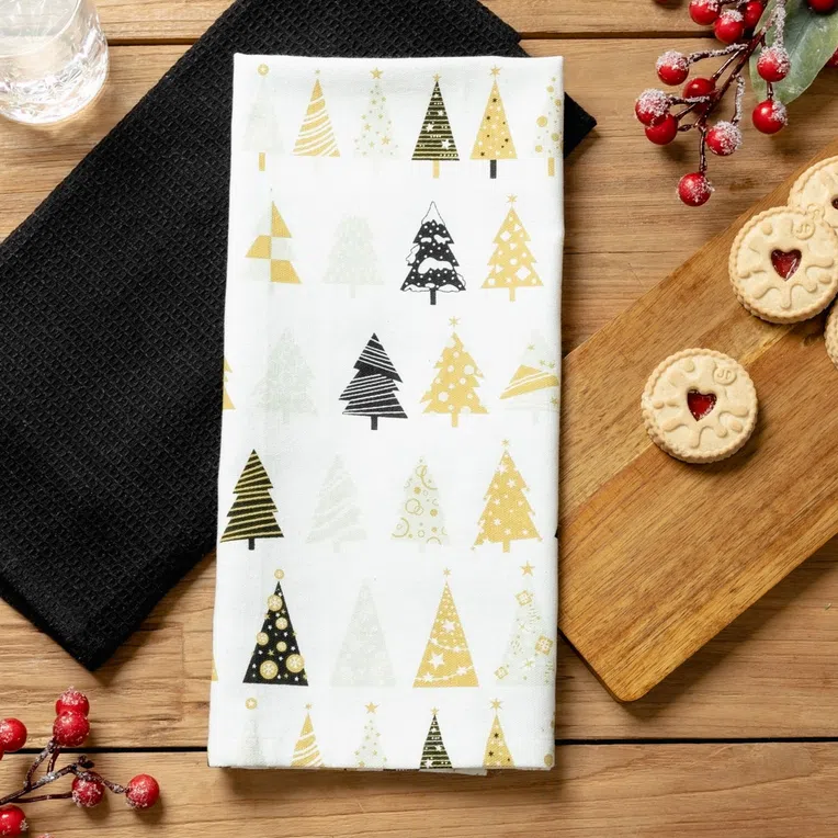 Zestaw ścierek kuchennych NATA w choinki 2*45x70 cm