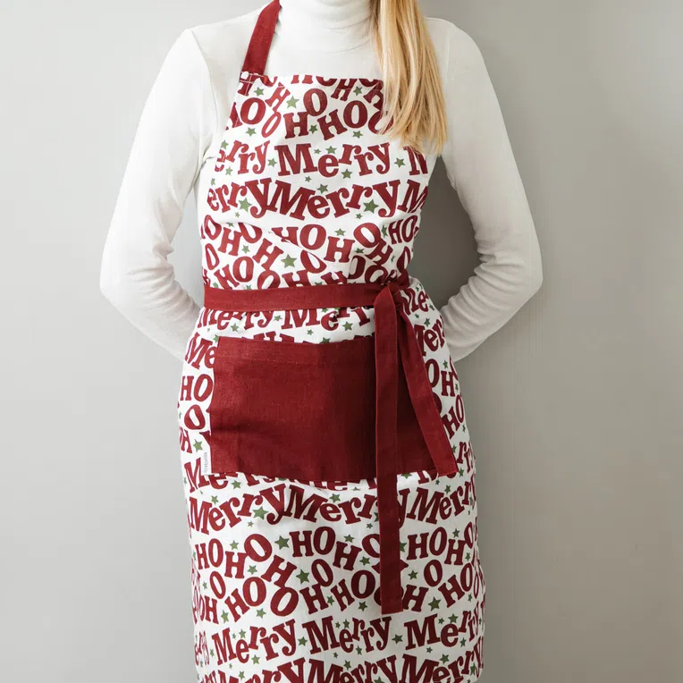 Fartuch JOLLY z motywem świątecznym 60x80 cm