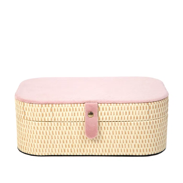 Szkatułka MINER różowa 19x12x7 cm