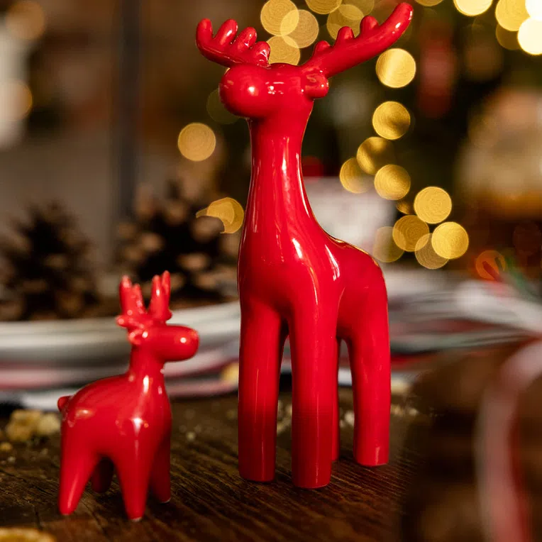 Renifer DARIAN czerwony 8x15 cm