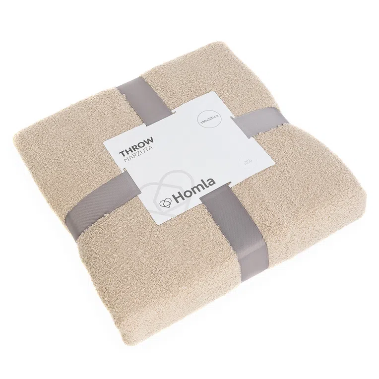 Narzuta BAARN beżowa 180x220 cm