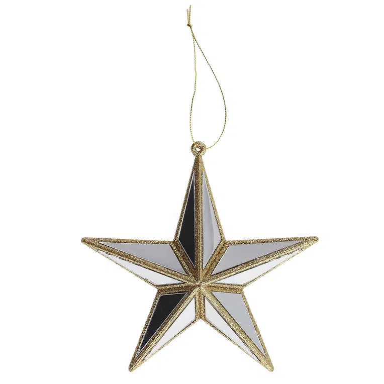 Zawieszka ASTRE MIRRO lustrzana gwiazda 14 cm