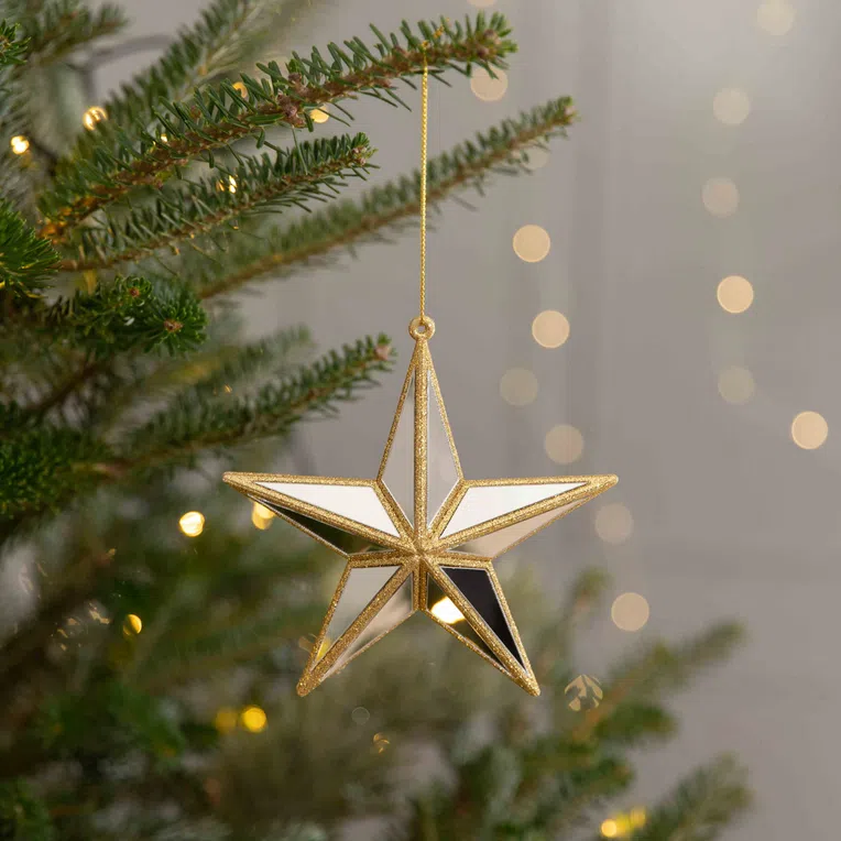 Zawieszka ASTRE MIRRO lustrzana gwiazda 14 cm