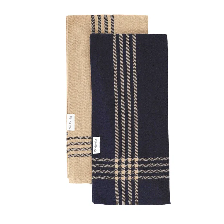 Zestaw ścierek kuchennych GOMA beżowo grantowych 45x65