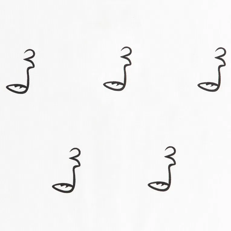 Zestaw ścierek kuchennych MUKHA z twarzami i frędzlami 2*50x70 cm