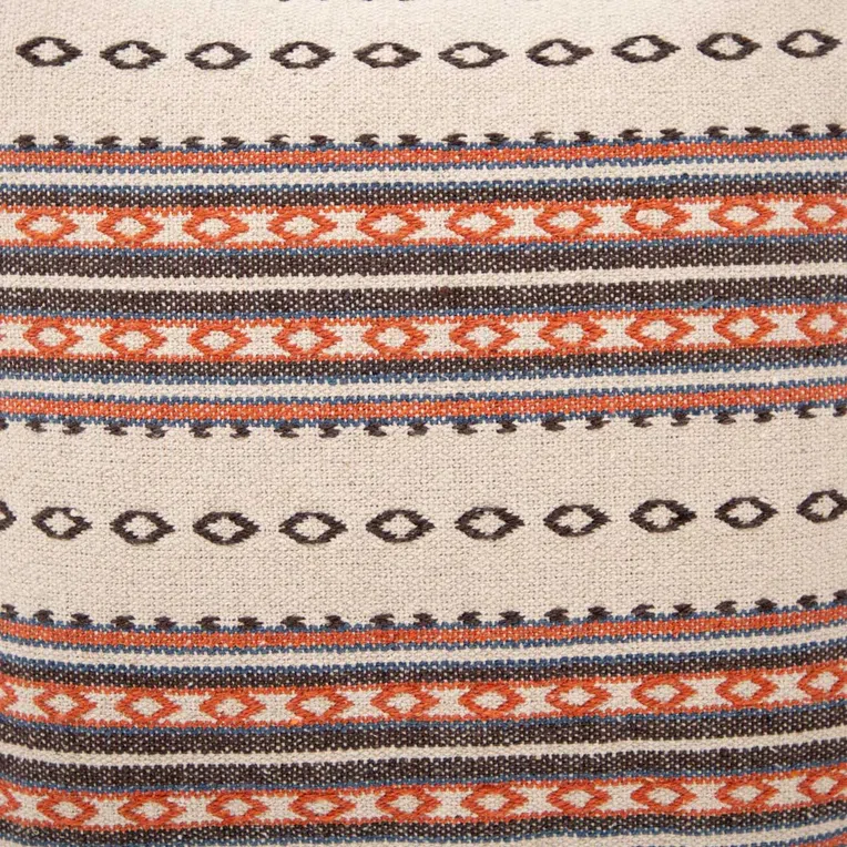 Poszewka CALVERA w etniczne wzory z frędzlami 45x45 cm