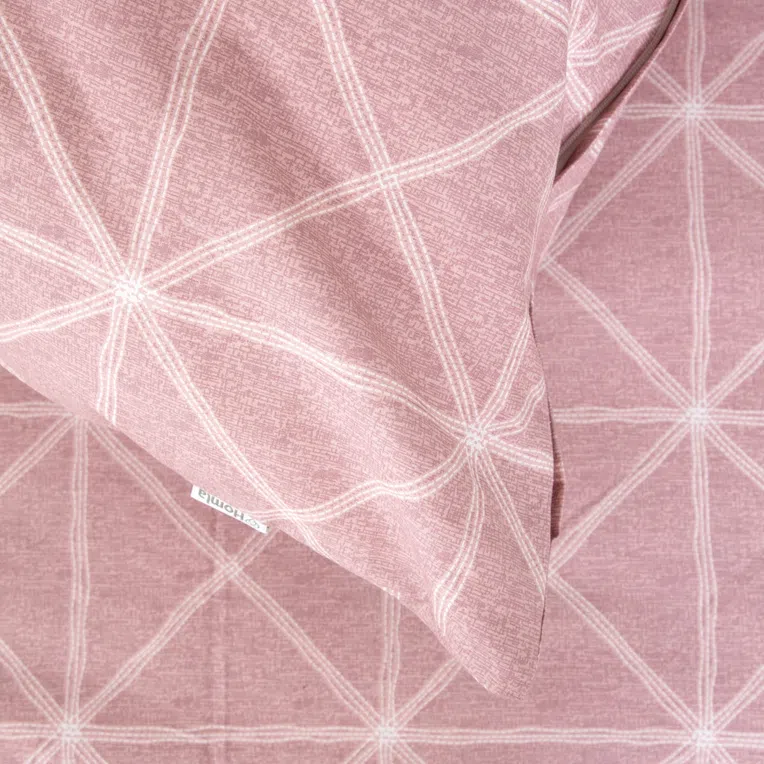 Pościel FELIX PINK bawełniana różowa 200x220 cm