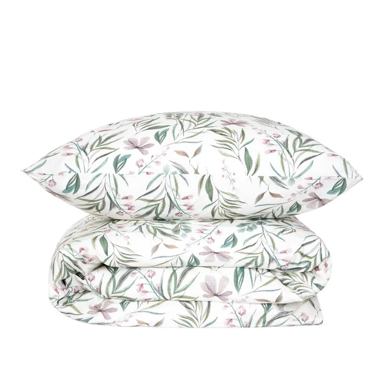 Pościel FLORIDO bawełniana w kwiaty 160x200 cm