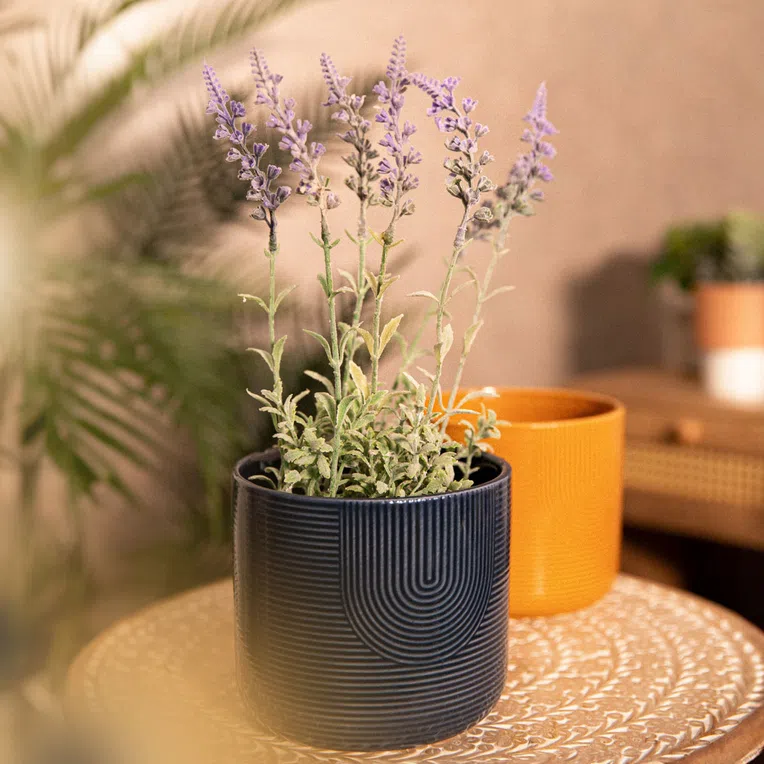 Roślina sztuczna LAVENDER lawenda w donicy 29 cm