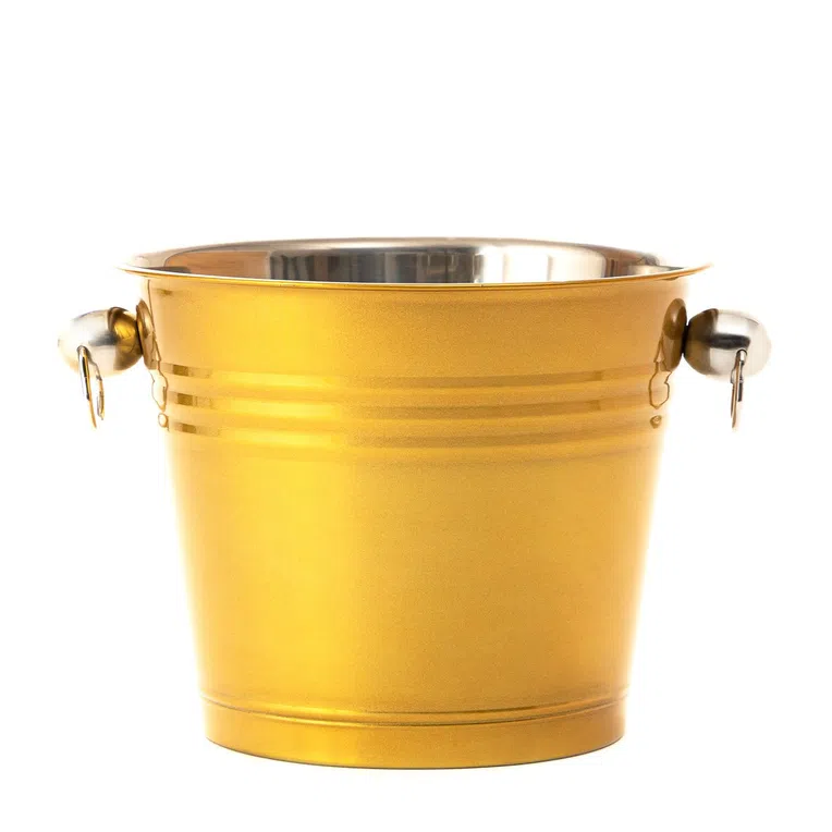 Wiaderko MOI na lód złote 5 l