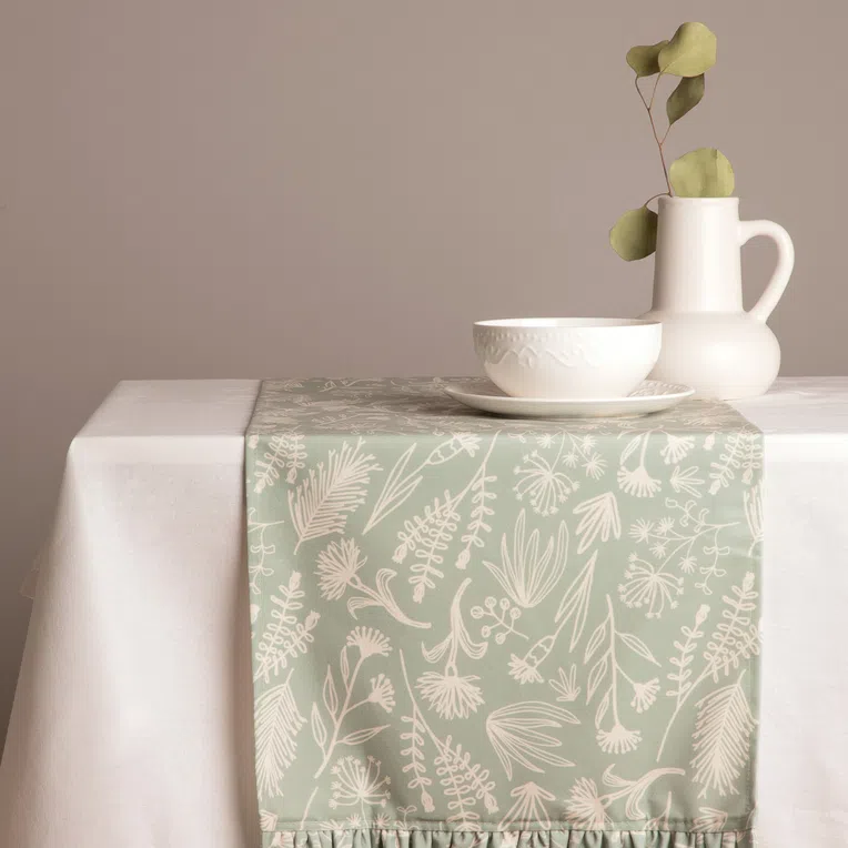 Bieżnik PREDO z motywem kwiatowym 40x160cm