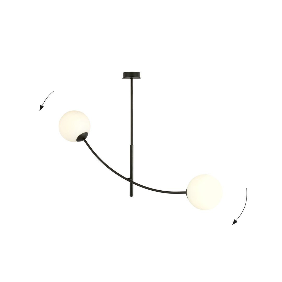Lampa Sufitowa Hunter 2 1102/2 2Xe14 biała