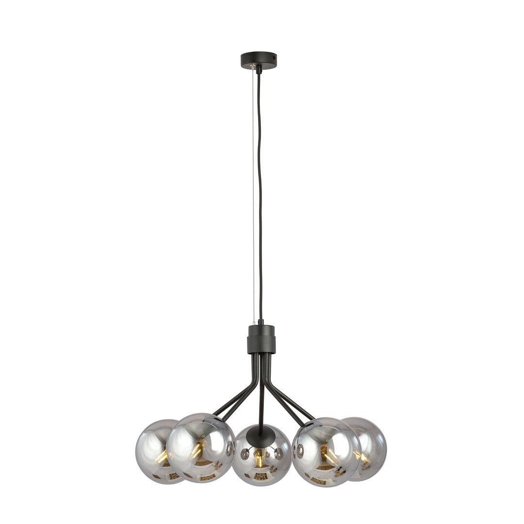 Lampa Wisząca Nova 5 1140/5 5Xe14 grafitowa