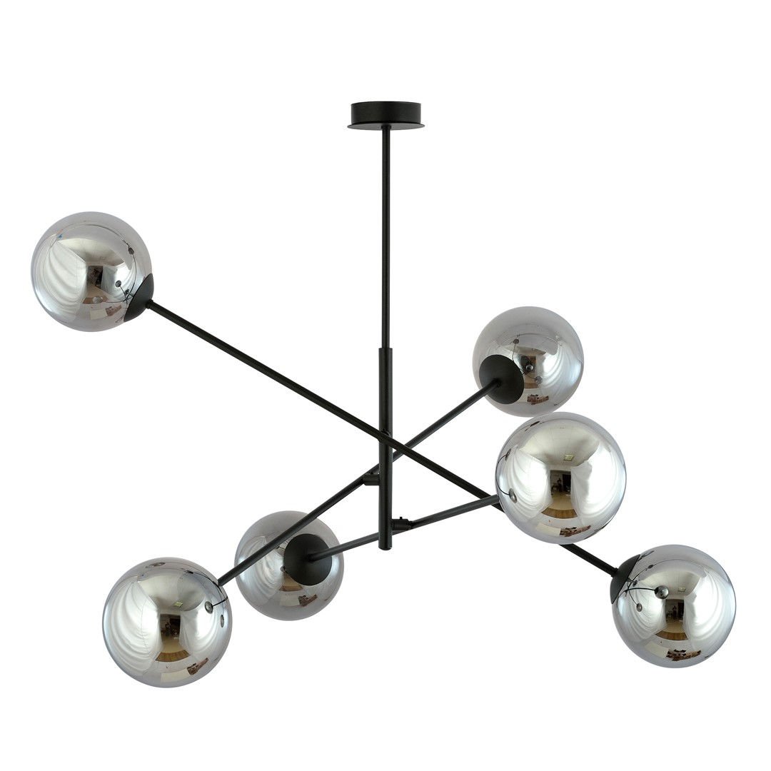 Lampa Wisząca Linear 6 1167/6 6Xe14 grafitowa