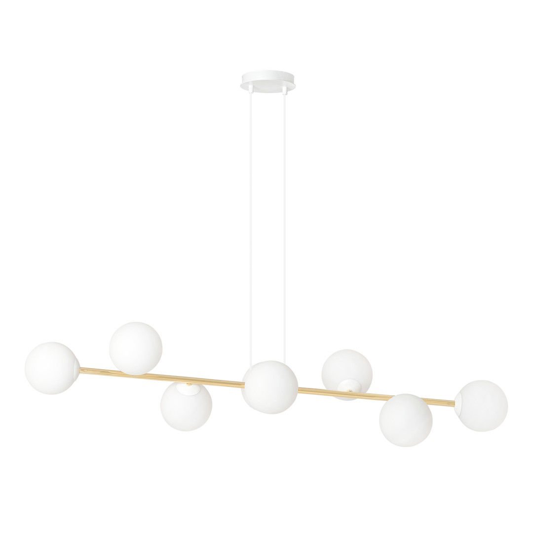 Lampa Wisząca Gravity 8 1242/8 8Xe14 biała/złota
