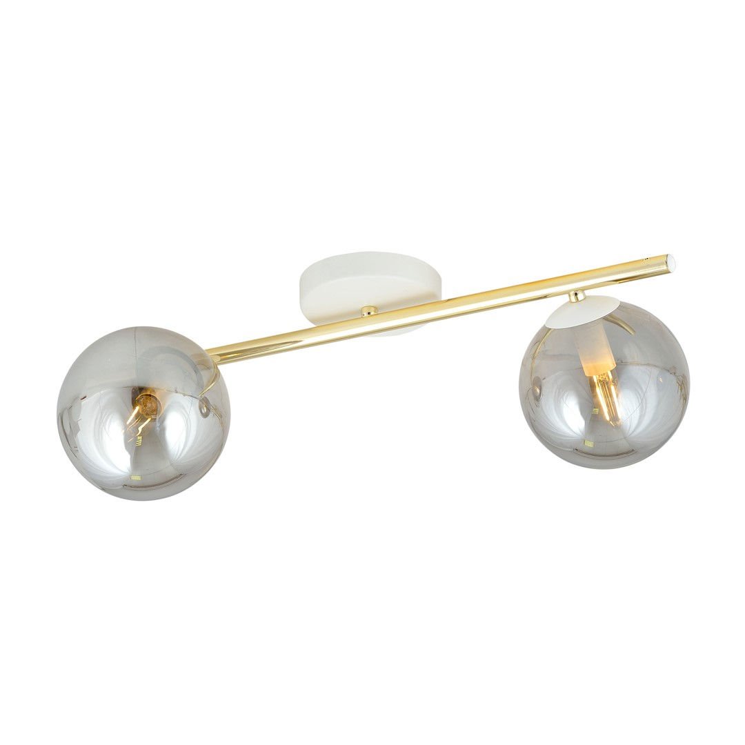 Lampa Sufitowa Splendi 2 1247/2 2Xe14 biała/złota