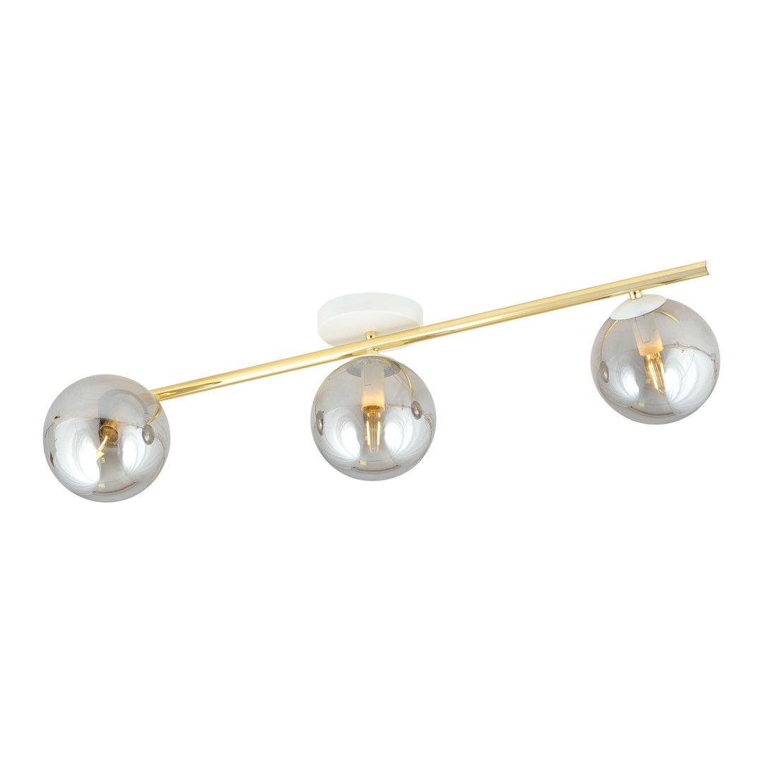 Lampa Sufitowa Splendi 3 1247/3 3Xe14 biała/złota
