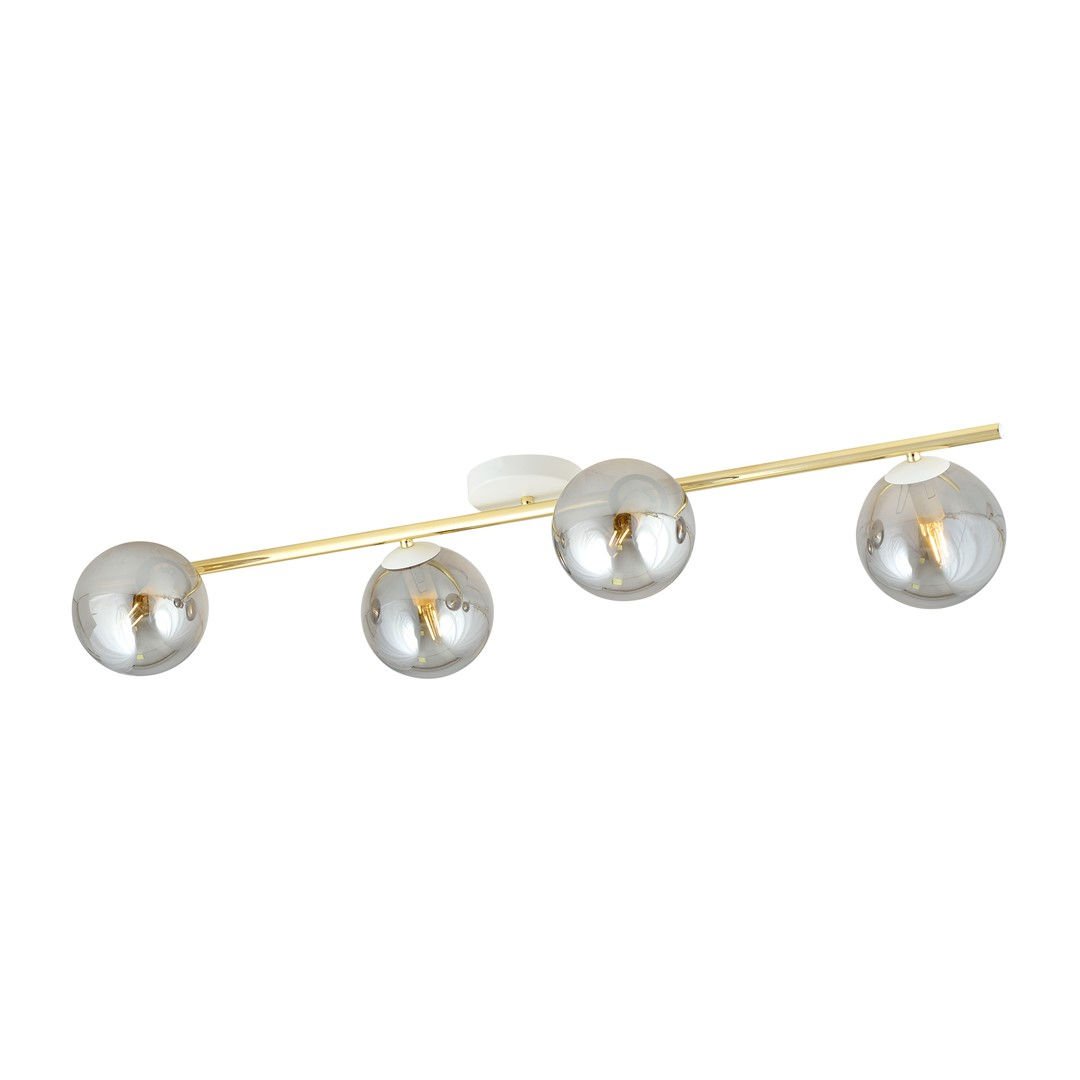 Lampa Sufitowa Splendi 4 1247/4 4Xe14 biała/złota