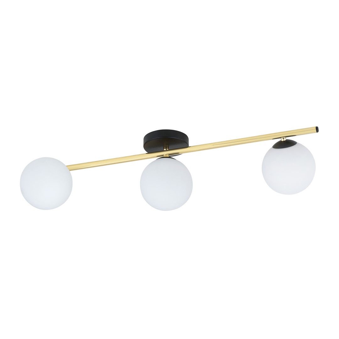 Lampa Sufitowa Splendi 3 1248/3 3Xe14 czarna/złota