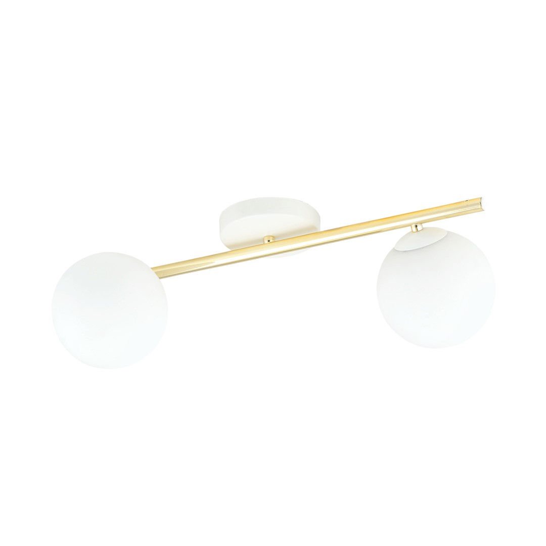 Lampa Sufitowa Splendi 2 1249/2 2Xe14 biała/złota